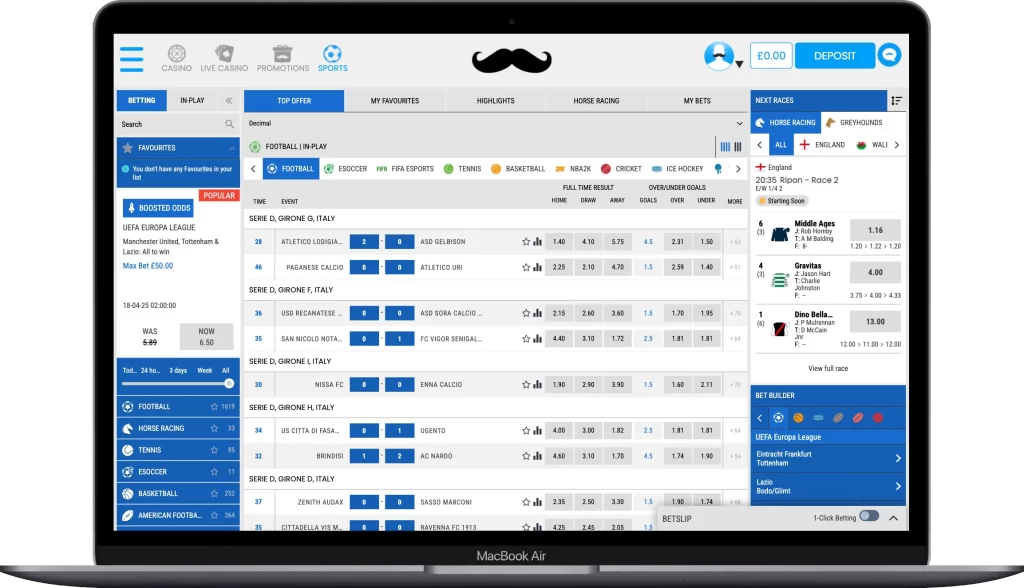 mr play sport main page