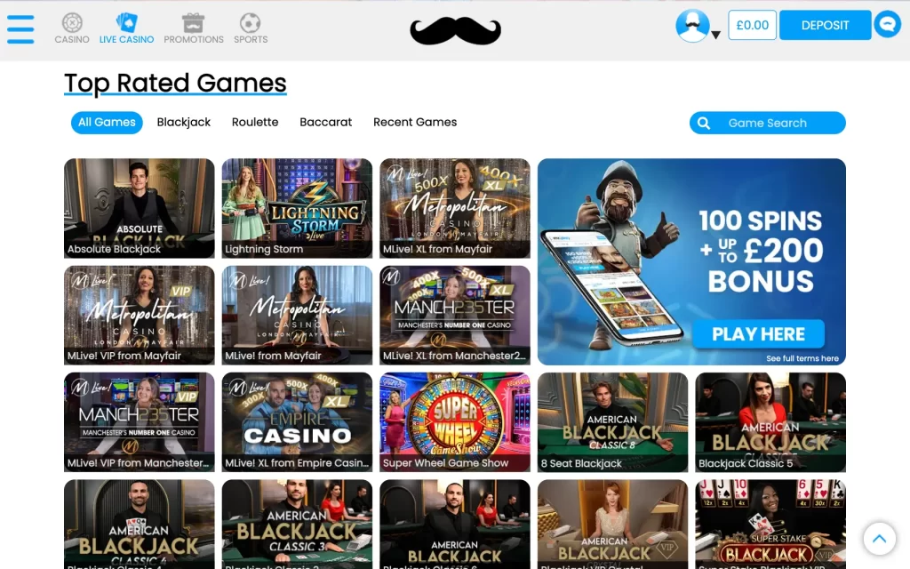 Mr play casino live games